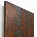 Hybrid Radiator Corten Finish in Italian Marble Powder - Lines