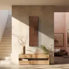 Brillo Hybrid Radiator in Recycled Marble, Handcrafted in Italy Viadurini