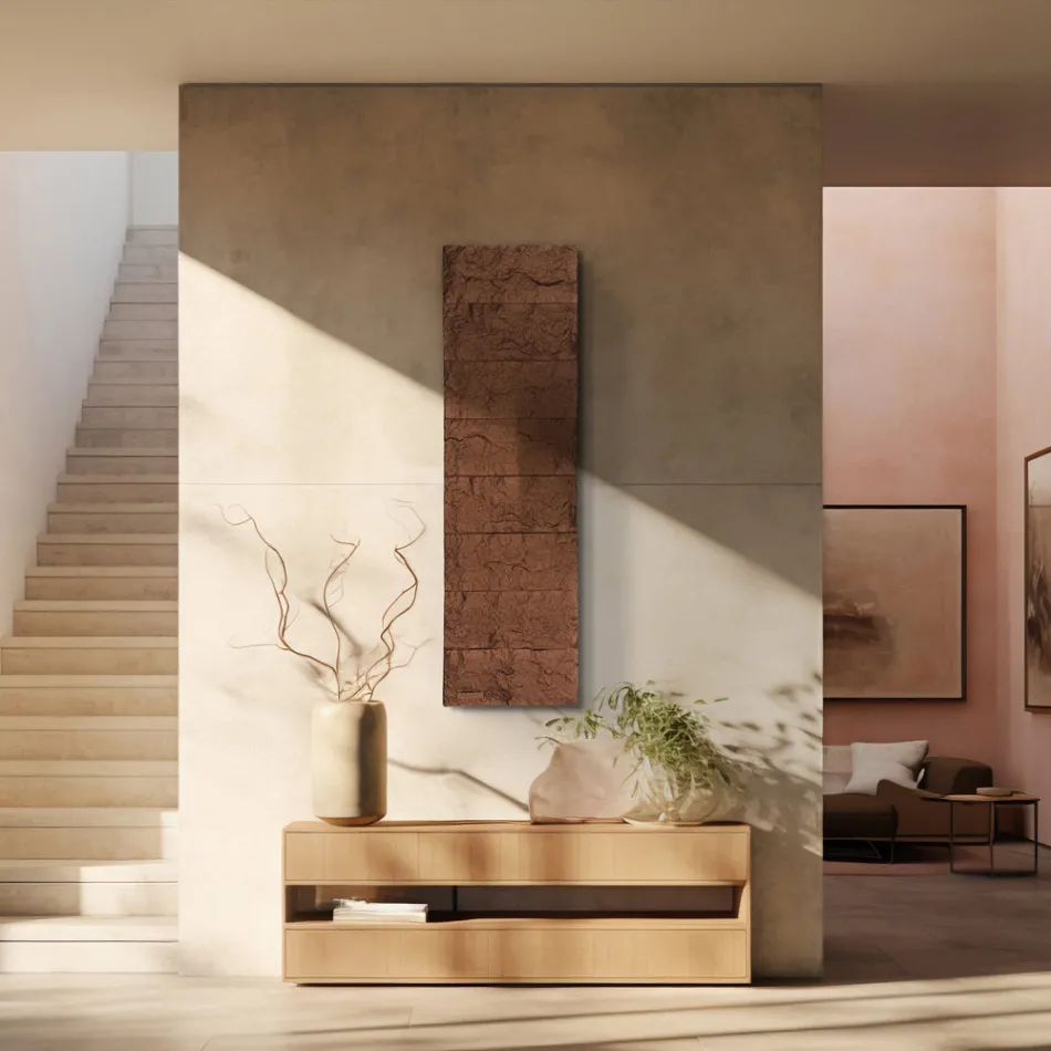 Brillo Hybrid Radiator in Recycled Marble, Handcrafted in Italy Viadurini