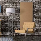 Hybrid radiator in Italian Marble Powder with Thermostat - Texturee Viadurini