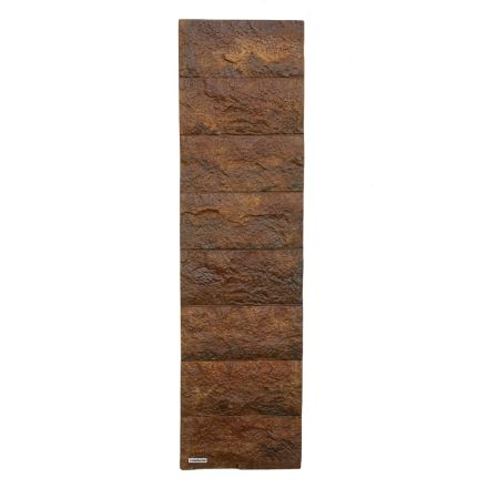 Hybrid radiator in Italian Marble Powder with Corten effect - Terraa Viadurini
