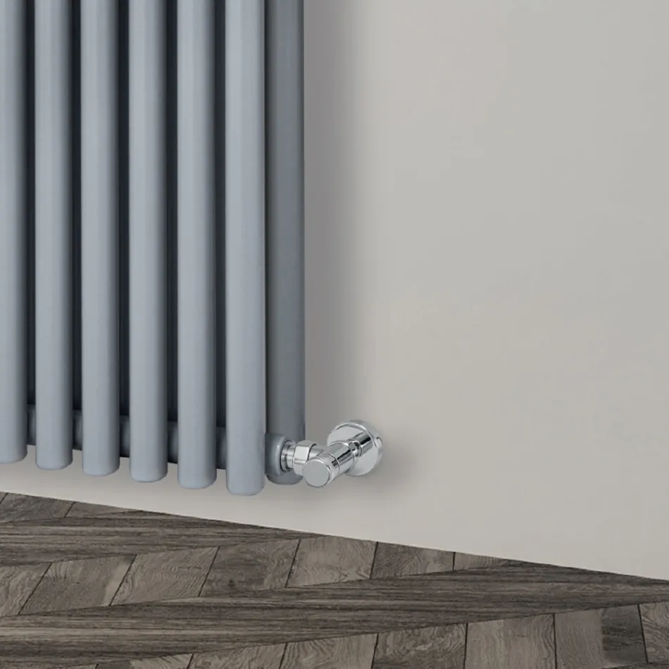 Hydraulic Radiator with Horizontal Manifolds and Vertical Pipes - Colomba Viadurini