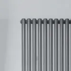 Hydraulic Radiator with Horizontal Carbon Steel Manifolds - Cherries Viadurini