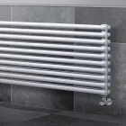 Strega Hydraulic Radiator with Double Set of Horizontal Elements Made in Italy Viadurini