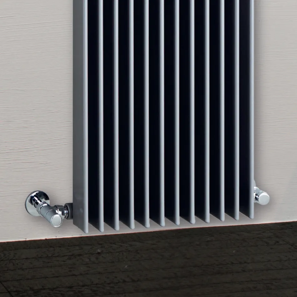 Hydraulic Radiator with Double Set of Flat Elements Made in Italy - Macedonia Viadurini