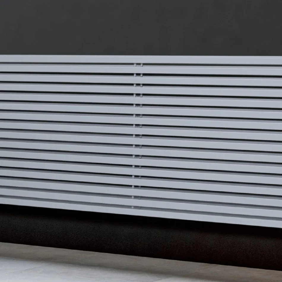 Italian-Made Hydraulic Radiator with Double Square Section Elements - Raspberry Viadurini