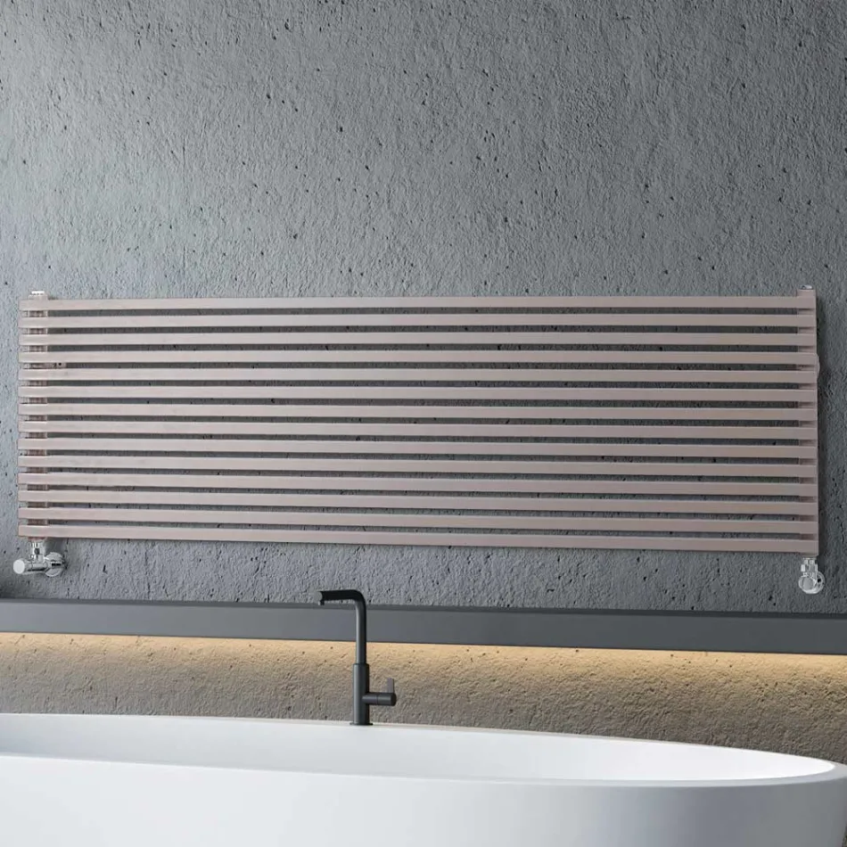 Torrone - Hydraulic Radiator with Single Square Section Elements Made in Italy Viadurini