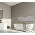 Hydraulic Radiator with Curved Horizontal Elements Made in Italy - Zucchero Viadurini