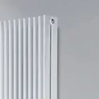 Traffic White Hydraulic Radiator with Flat Steel Elements - Plum Viadurini