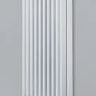 Traffic White Hydraulic Radiator with Flat Steel Elements - Plum Viadurini