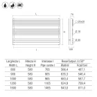 Hydraulic Radiator with Different Elements Made in Italy - Ardore Viadurini