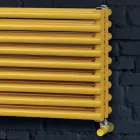 Hydraulic Radiator with Triple Series of Horizontal Elements Made in Italy - Caramella Viadurini