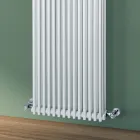 Hydraulic Radiator with Triple Set of Vertical Elements Made in Italy - Cenci Viadurini