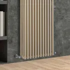 Hydraulic Radiator with Triple Section of Vertical Elements - Cantucci Viadurini