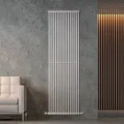 Hydraulic Radiator with a Series of Vertical Elements Made in Italy - Carbon Viadurini