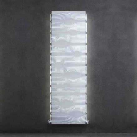 Design Hydraulic Radiator for Living Room or Bathroom with Led 839 W - Shine Viadurini