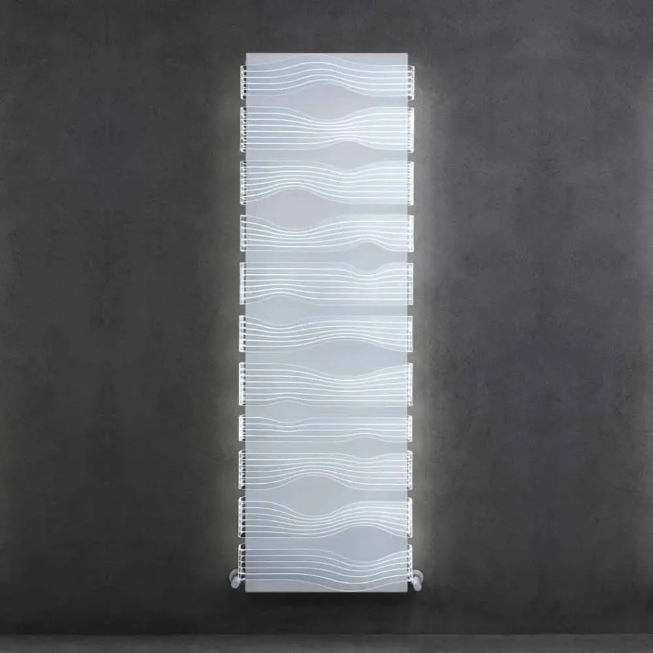 Design Hydraulic Radiator for Living Room or Bathroom with Led 839 W - Shine Viadurini
