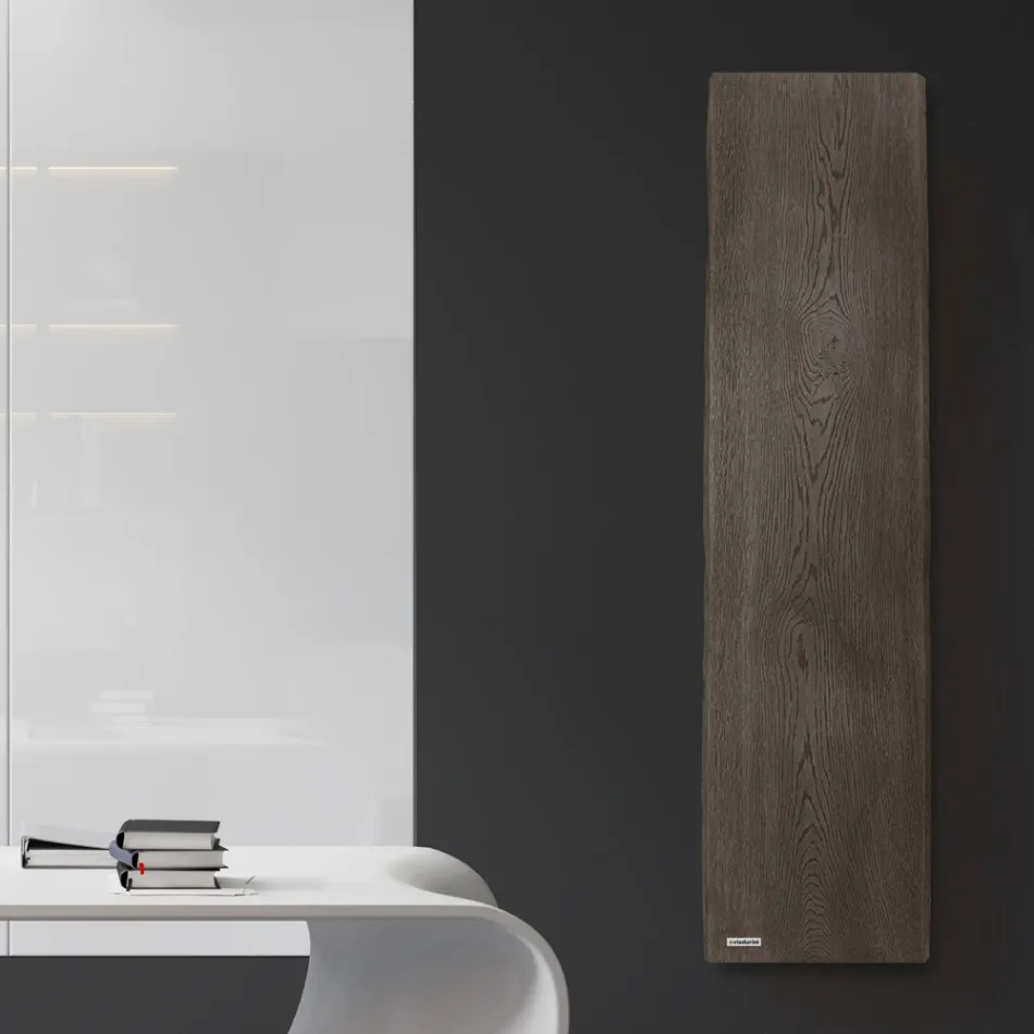 Hydraulic decorative radiator with Italian marble powder finish - Wood50 Viadurini