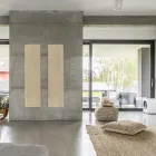 Hydraulic decorative radiator with Italian marble powder finish - Wood50 Viadurini