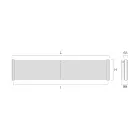 Hydraulic Steel Radiator with Double Section of Made in Italy Elements - Cialda Viadurini