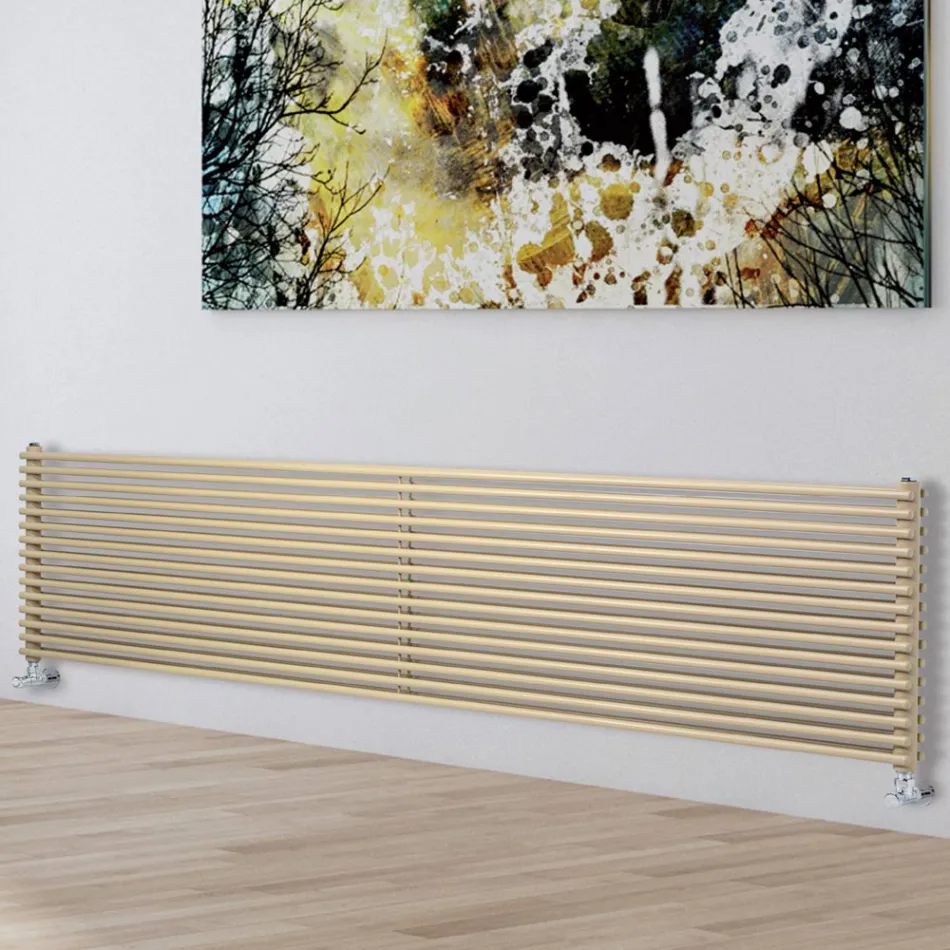 Hydraulic Steel Radiator with Double Section of Made in Italy Elements - Cialda Viadurini