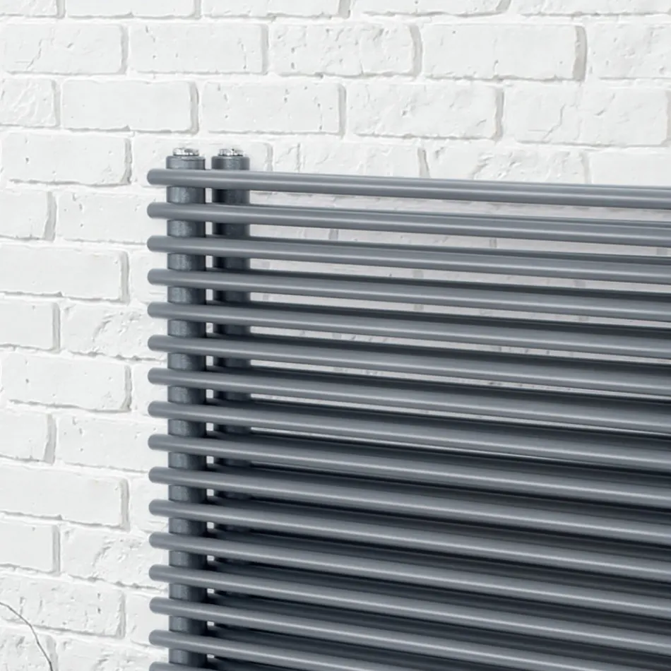 Hydraulic Steel Radiator with Triple Section of Made in Italy Elements - Ciambella Viadurini