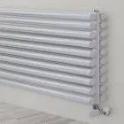 Steel Hydraulic Radiator with a Pure White Finish, Made in Italy - Cookies Viadurini