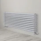 Steel Hydraulic Radiator with Pure White Finish, Made in Italy - Cookies Viadurini