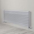 Steel Hydraulic Radiator with Pure White Finish, Made in Italy - Cookies