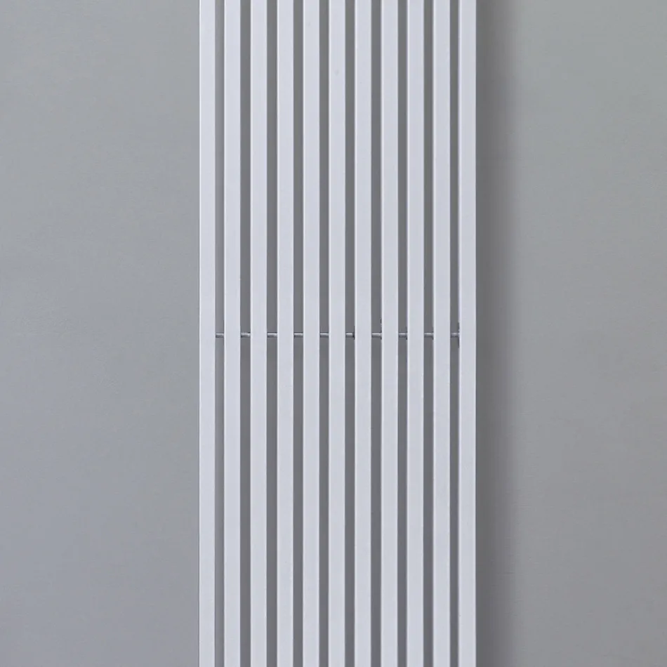 Steel Hydraulic Radiator with Traffic White Finish Made in Italy - Coppa Viadurini