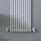 Steel Hydraulic Radiator with Traffic White Finish Made in Italy - Coppa Viadurini