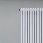Steel Hydraulic Radiator with Traffic White Finish Made in Italy - Coppa Viadurini
