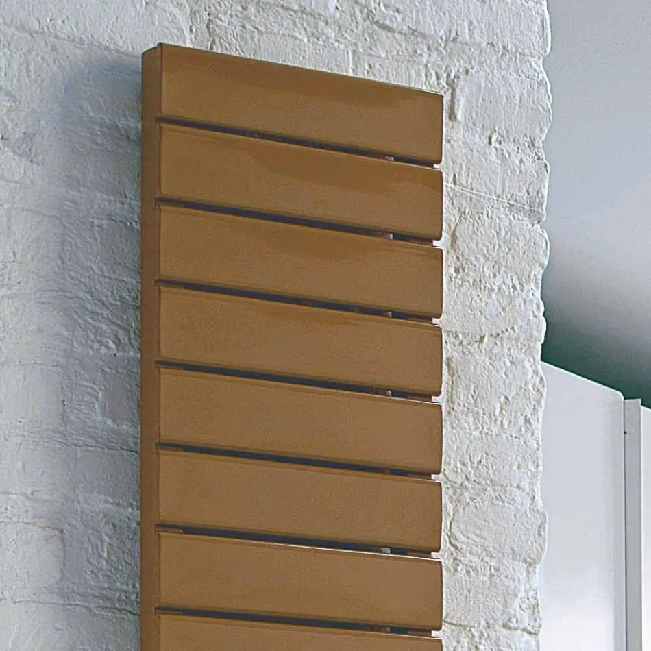 Hydraulic steel heating, oak shelves, Utility Scirocco H Viadurini