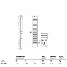 Hydraulic steel heating, oak shelves, Utility Scirocco H Viadurini