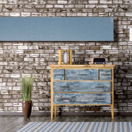 Modern Hydraulic Radiator in Italian Marble Powder - Texturee Viadurini