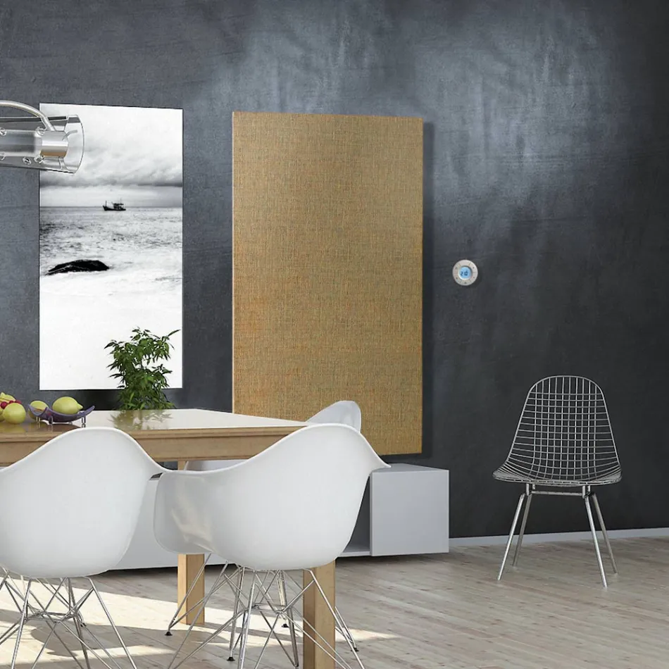 Modern Hydraulic Radiator in Italian Marble Powder - Texturee Viadurini