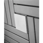 Square design hydraulic trim made in Italy Square Scirocco H Viadurini