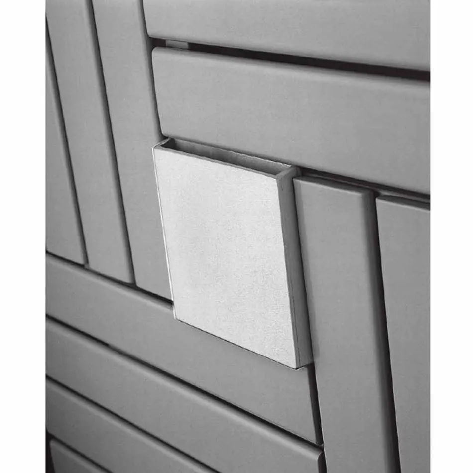 Square design hydraulic trim made in Italy Square Scirocco H Viadurini