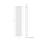 Hydraulic Radiator Made of Carbon Steel Made in Italy - Cannoli Viadurini