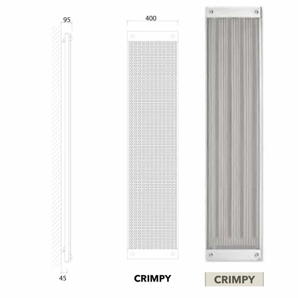 Modern Hydraulic Modern Design Thermometer Modern Dress by Scirocco H Viadurini