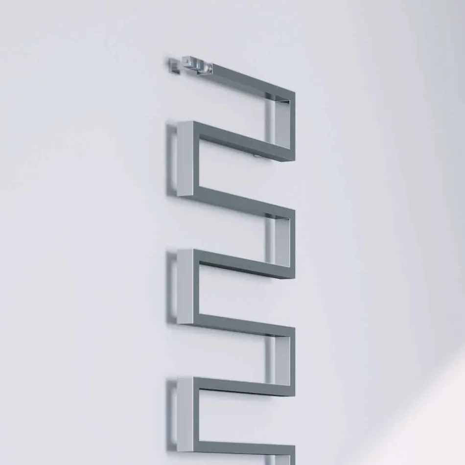 Vertical Hydraulic Thermowell Chrome chrome finish Snake by Scirocco H Viadurini