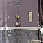 Vintage Design Built-in Shower Thermostatic in Brass Made in Italy - Elisea Viadurini