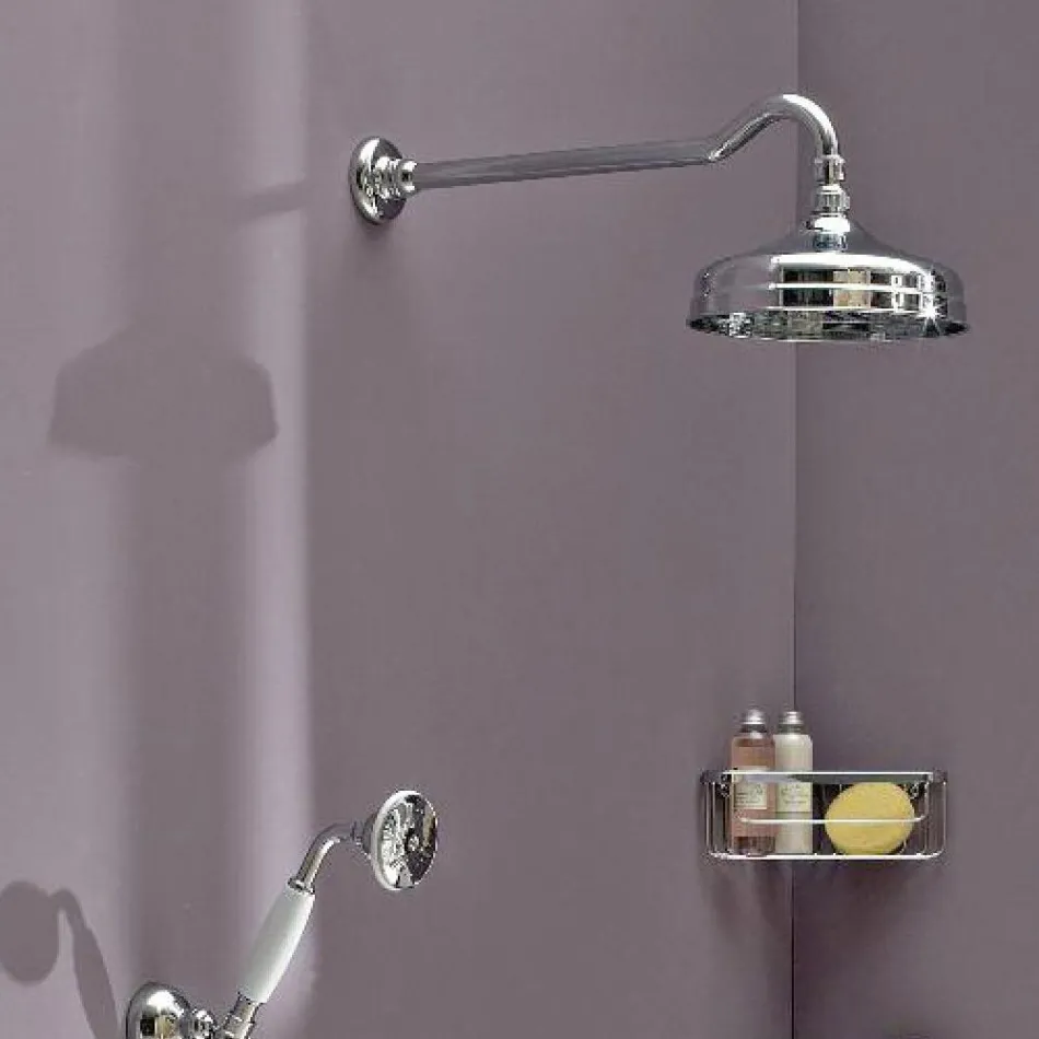 Vintage Design Built-in Shower Thermostatic in Brass Made in Italy - Elisea Viadurini