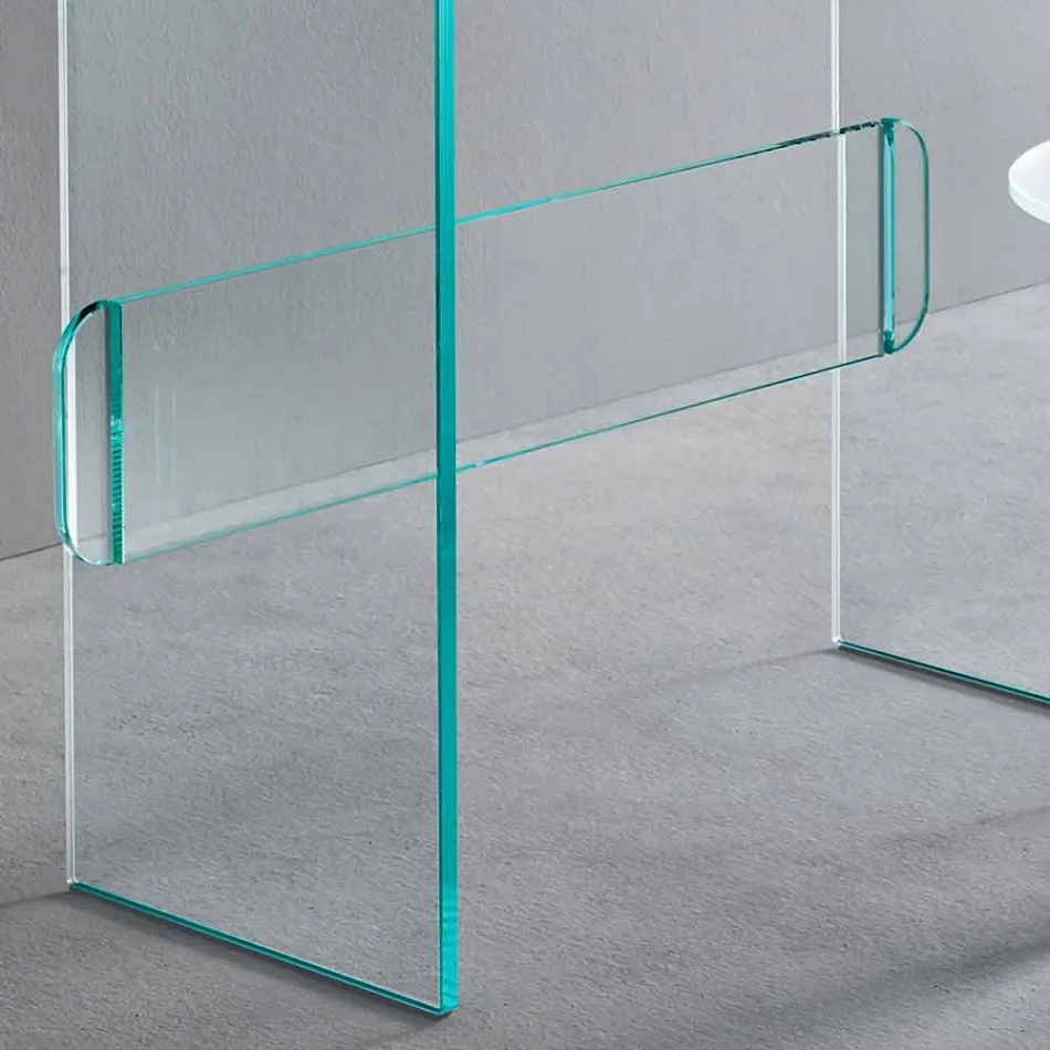 Makeup Dressing Table with Mirror and Glass Drawer 3 Finishes - Salvie Viadurini