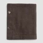 Modular Tablecloth in Colored Linen with Buttonholes and 10 Buttons - Mediterranean Viadurini