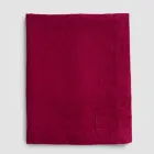 Modular Tablecloth in Colored Linen with Buttonholes and 10 Buttons - Mediterranean Viadurini