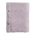 Luxury Modular Colored Linen Tablecloth with Buttonholes and 12 Buttons - Mediterranean Viadurini