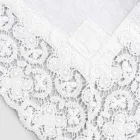 Rectangular Tablecloth in Linen and Cotton Lace Italian Luxury Design - Olimpia Viadurini