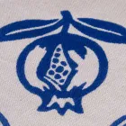 Napkin in Mixed Linen with Hand Print Unique Piece Made in Italy - Brands Viadurini