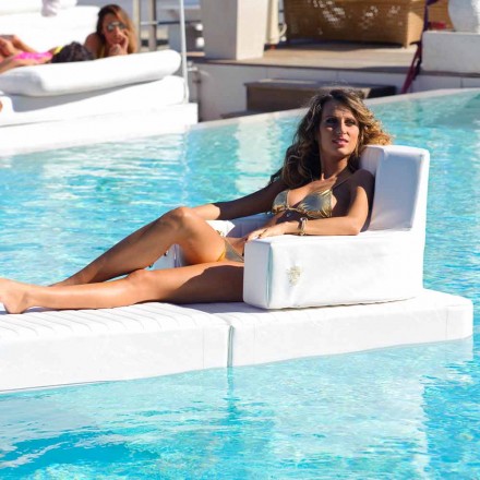 Trona floating chair white design made in Italy Viadurini